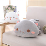 Peluche Kawaii<br> Coussin Chat qui Baille