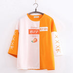 T Shirt Kawaii<br> Acide Orange