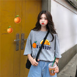 T Shirt Kawaii<br> Orange