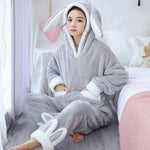 Pyjama Capuche Fille 2020 grey
