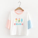 T Shirt Kawaii<br> Glace Pastel