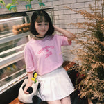 Milk T-Shirt Kawaii Fille Timide Adorable